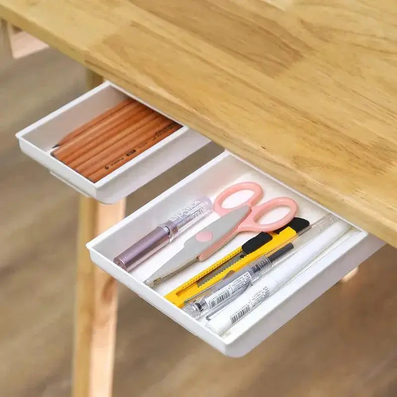 Self Stick Pencil Tray Drawer Organizer For Office And Home