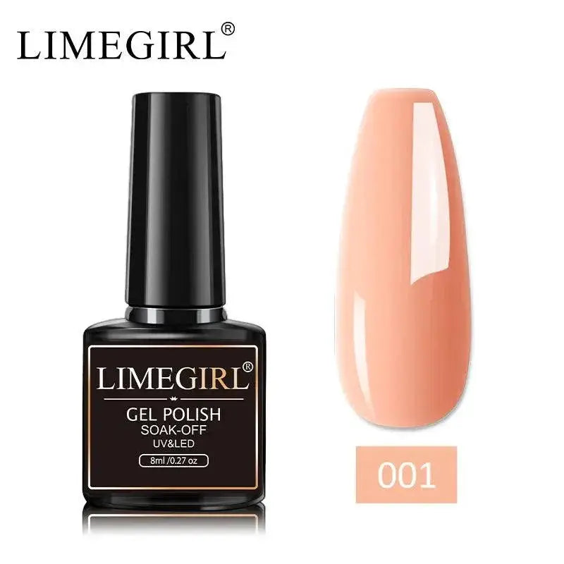 Sequin Sheet Gel Nail Polish Set Sparkle Nail Art Kit