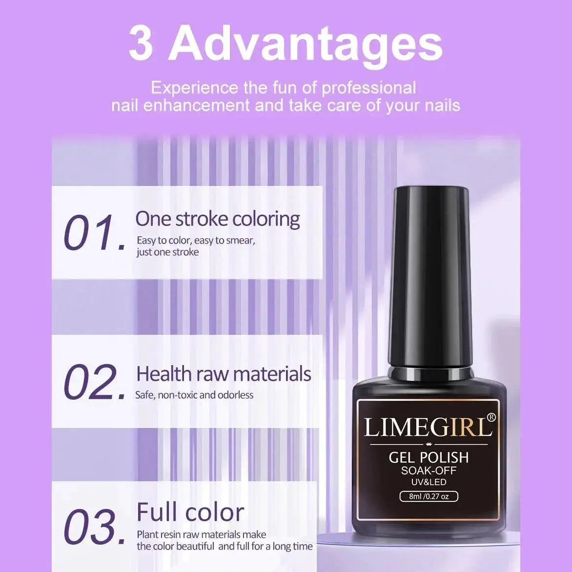 Sequin Sheet Gel Nail Polish Set Sparkle Nail Art Kit