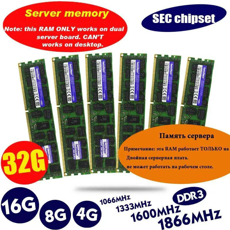 Server RAM High Performance ECC Memory Modules Dual Channel
