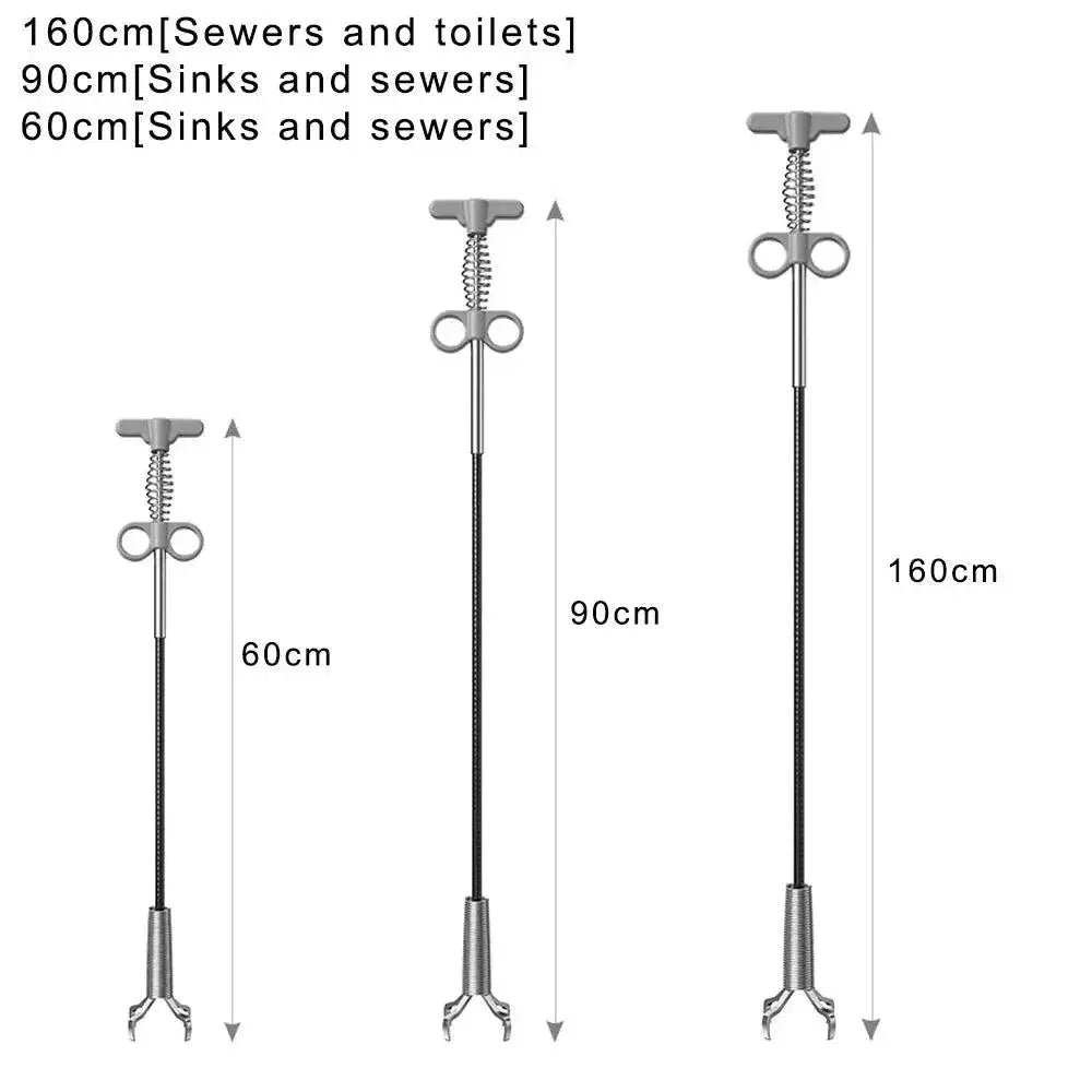 Sewer Pipe Unblocker Hair Cleaner Flexible Tool for Clogs