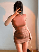 Sexy Bodycon Mini Dress: Trendy Clubwear for Women