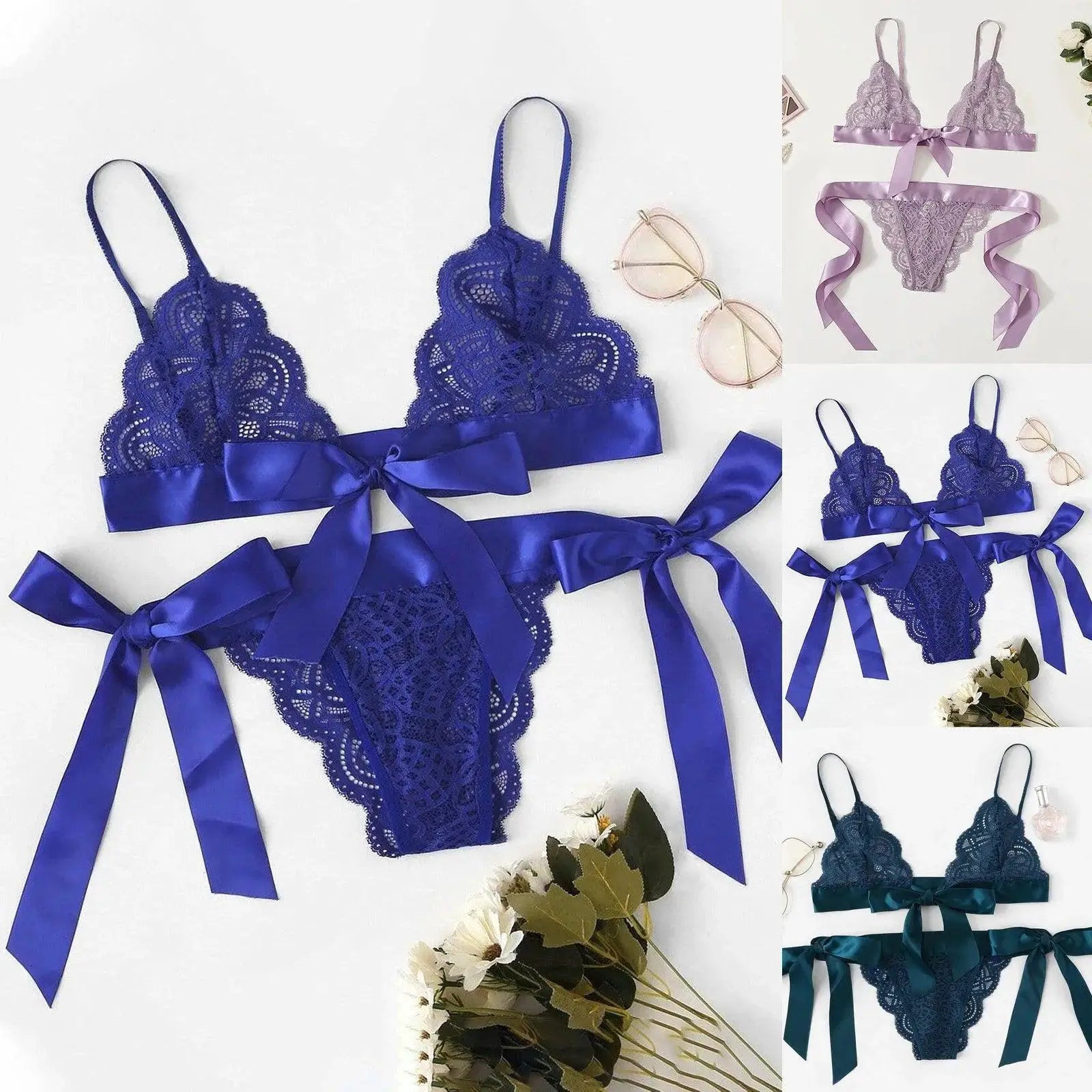 Sexy Lace Bra And Brief Set Elegant Lingerie For You