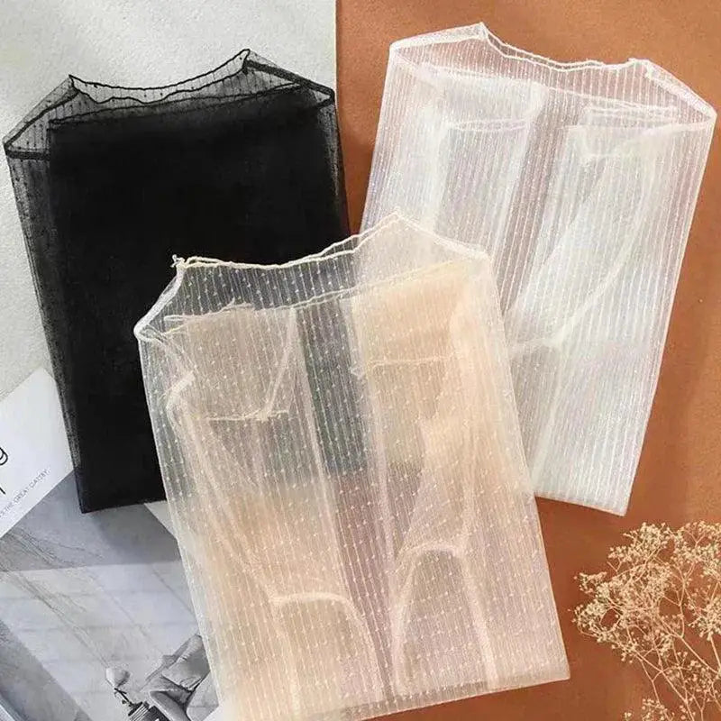 Sexy Mesh Turtleneck Sheer Top Edgy Punk Club Shirt