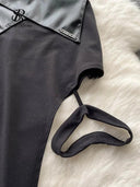 Sexy PU Leather Patchwork Mini Skirt Club Streetwear Style