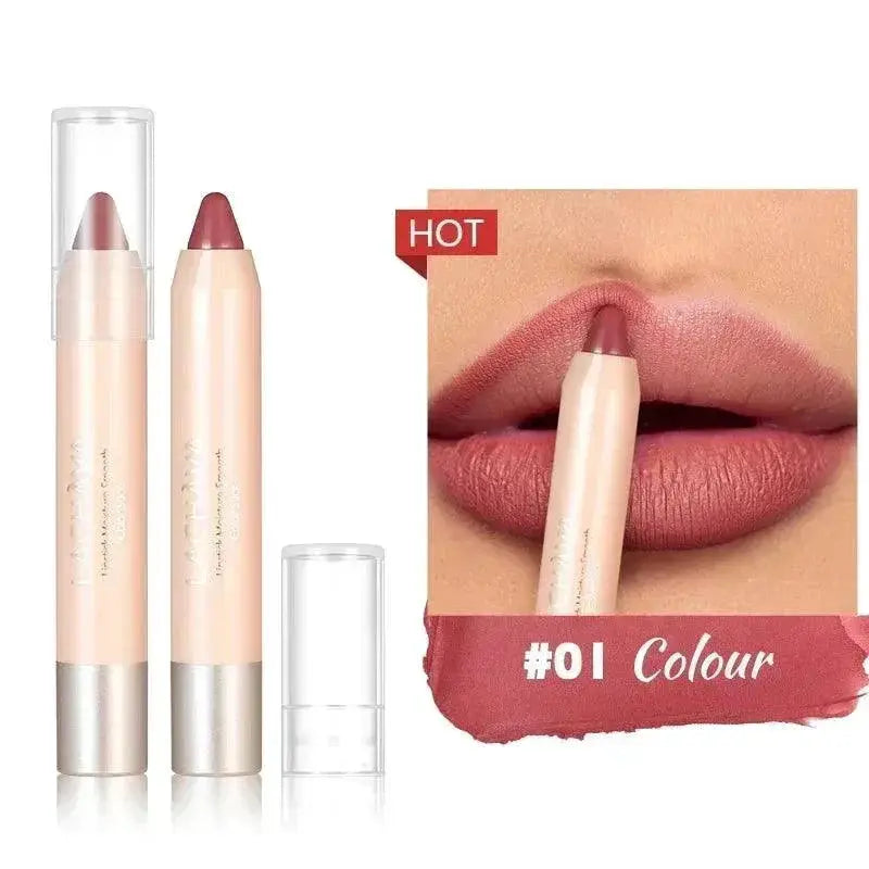 Sexy Red Matte Lip Liner Pen Long Lasting Waterproof Nude