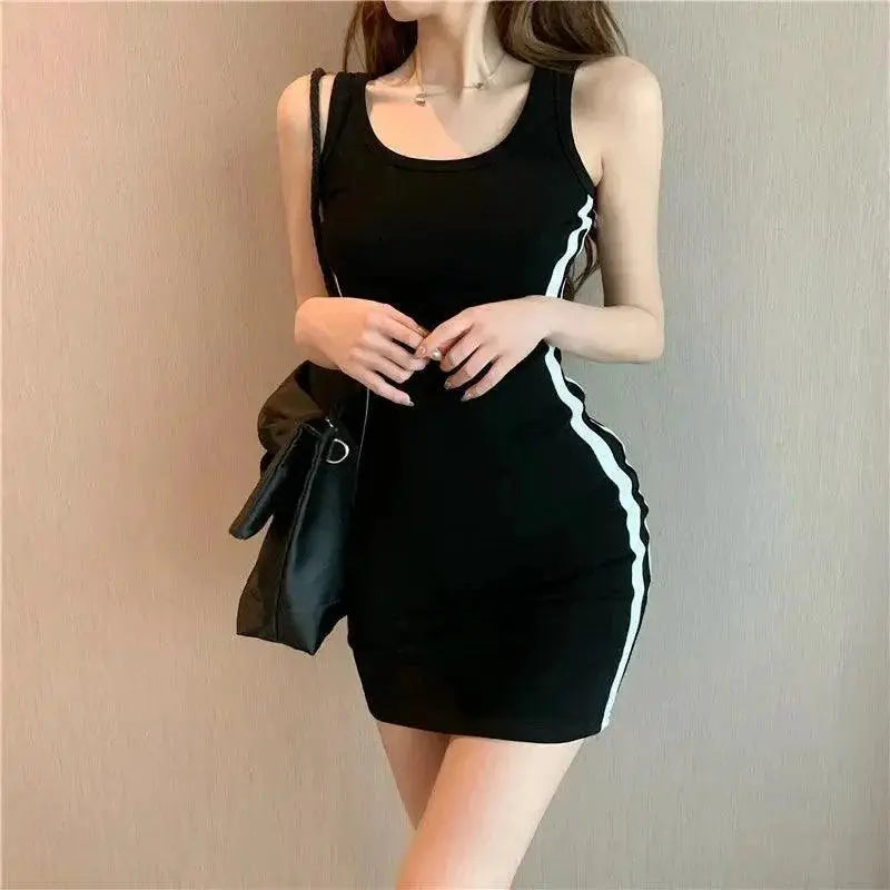 Sexy Spaghetti Strap Sheath Dress For Chic Summer Style