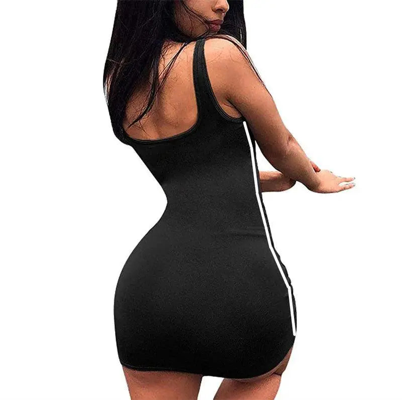 Sexy Spaghetti Strap Sheath Dress For Chic Summer Style