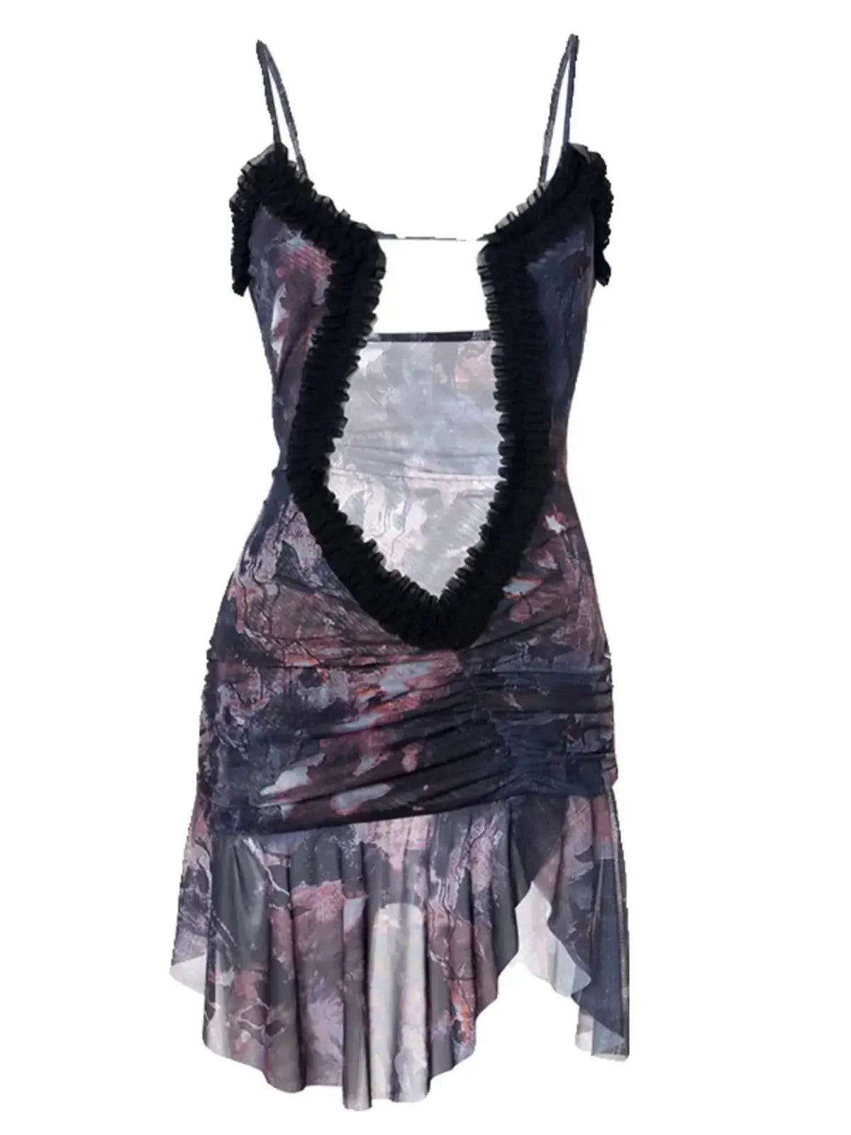 Sexy Tulle Crop Top Dress Fashion Forward Summer Style