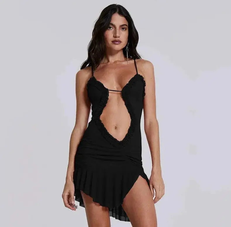 Sexy Tulle Crop Top Dress Fashion Forward Summer Style