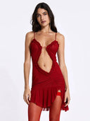 Sexy Tulle Crop Top Dress Fashion Forward Summer Style