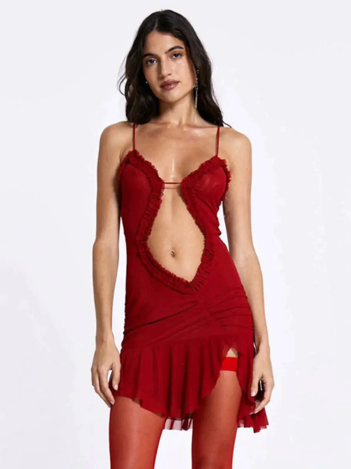 Sexy Tulle Crop Top Dress Fashion Forward Summer Style