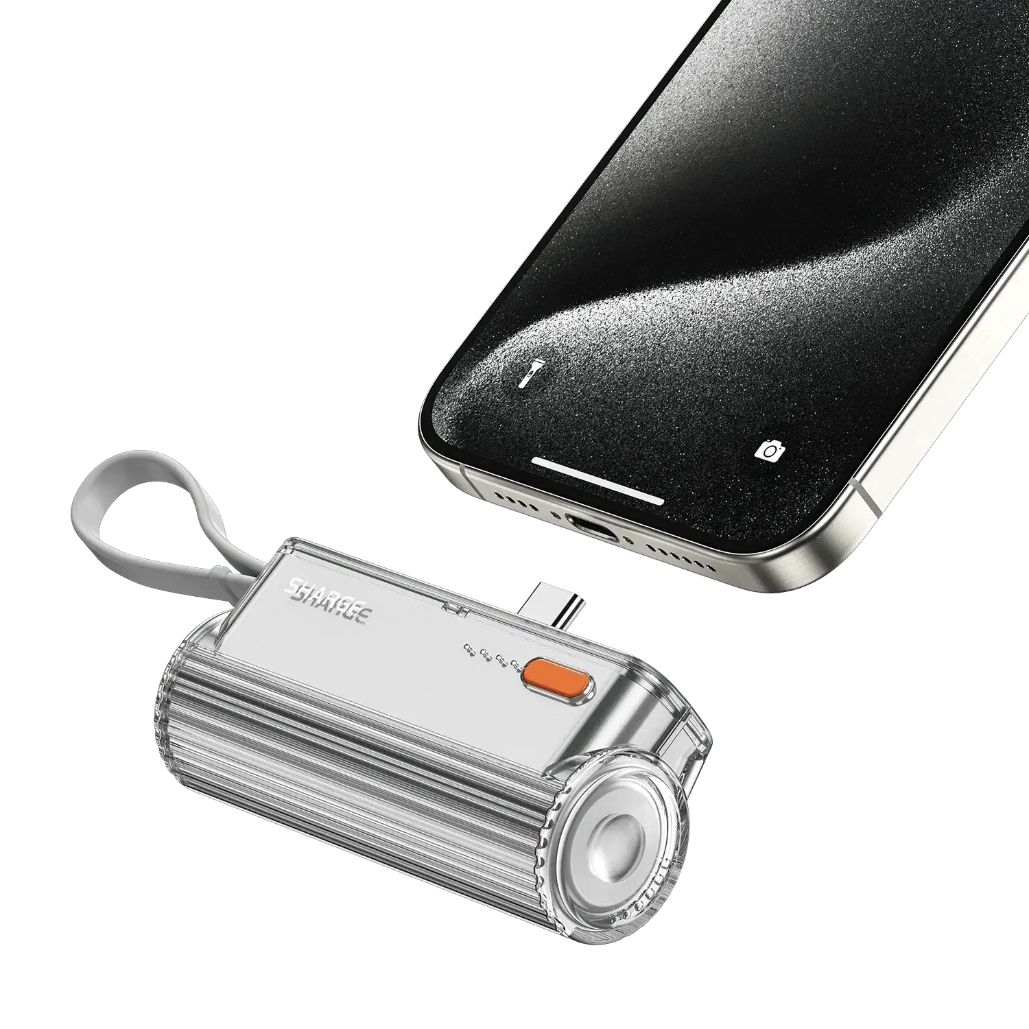 Sharge 5000mAh Mini Power Bank for iPhone and Samsung