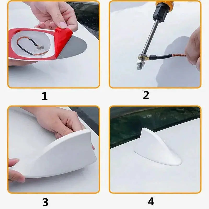 Shark Fin Car Antenna Boosts Signal Strength Upgrade