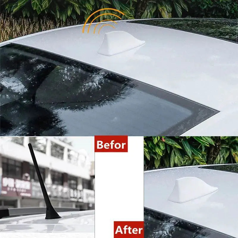 Shark Fin Car Antenna Boosts Signal Strength Upgrade