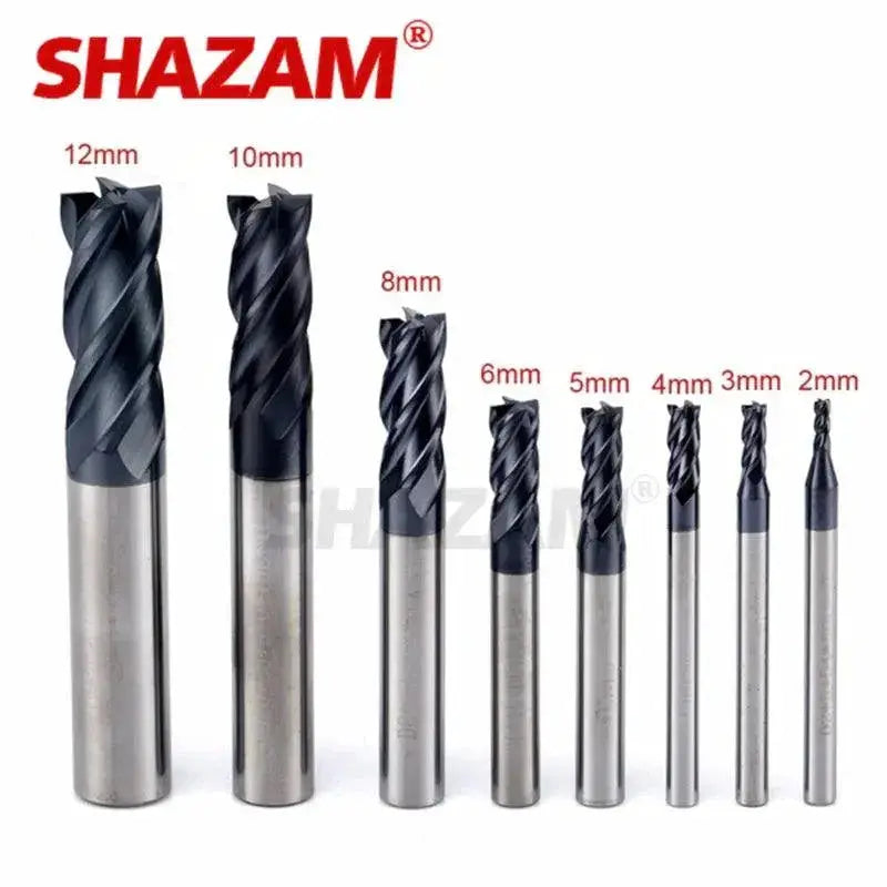 Shazam High Precision Tungsten Steel Endmill For CNC Milling