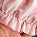 Sheer Mesh Embroidered Blouses For Women Elegant Tops