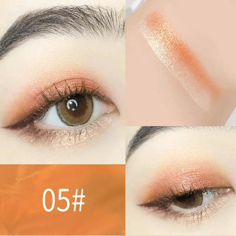 Shimmer Eyeshadow Pencil Waterproof Bicolor Glitter Tool
