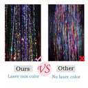 Shimmering Boho Hair Tinsel Extensions for Radiant Style