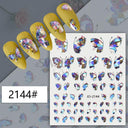 Shimmering Celestial Nail Art Decals Kit for Elegant Designs
