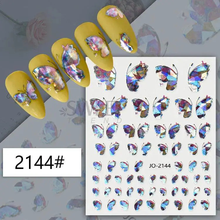 Nail Art Decals Kit for Beginners Shine — F666