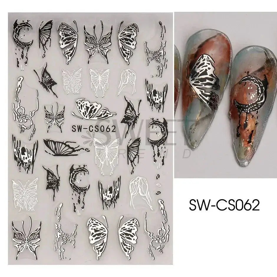 Nail Art Decals Kit for Beginners Shine — F678