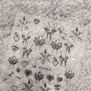 Shimmering Celestial Nail Art Decals Kit For Elegant Designs