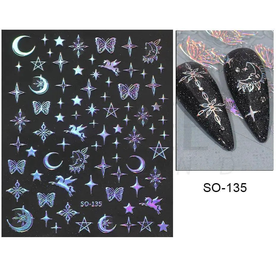 Nail Art Decals Kit for Beginners Shine — JO-2140