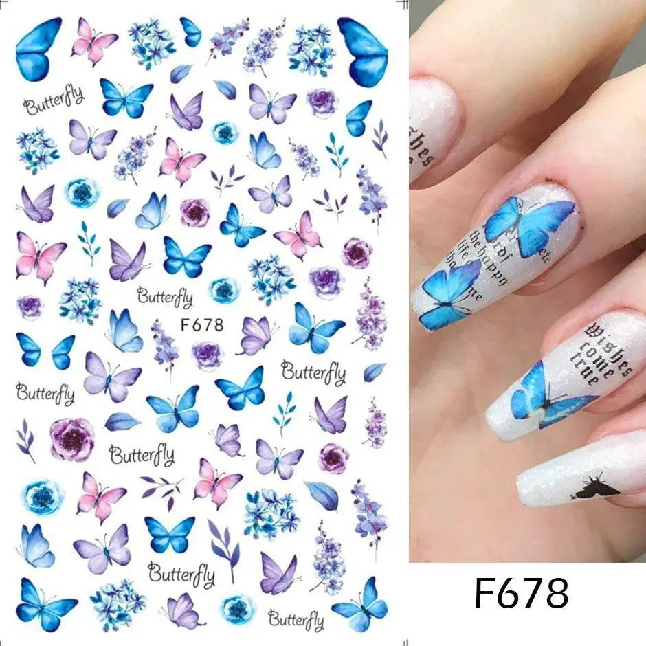 Nail Art Decals Kit for Beginners Shine — SO-135 Rose Gold