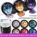 Shimmering Glitter Gel Nail Polish Kit for DIY Art Varnish