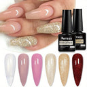 Shimmering Glitter UV Gel Nail Polish Summer Glow Essential
