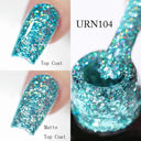 Shimmering Glitter UV Gel Nail Polish Summer Glow Essential