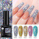 Shimmering Glitter UV Gel Nail Polish Summer Glow Essential