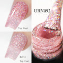 Shimmering Glitter UV Gel Nail Polish Summer Glow Essential