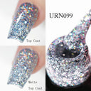 Shimmering Glitter UV Gel Nail Polish Summer Glow Essential