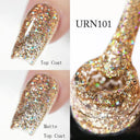 Shimmering Glitter UV Gel Nail Polish Summer Glow Essential