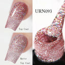 Shimmering Glitter UV Gel Nail Polish Summer Glow Essential