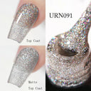 Shimmering Glitter UV Gel Nail Polish Summer Glow Essential