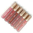 Shimmering Pearl Lip Gloss Collection Glamorous Lip Makeup Set