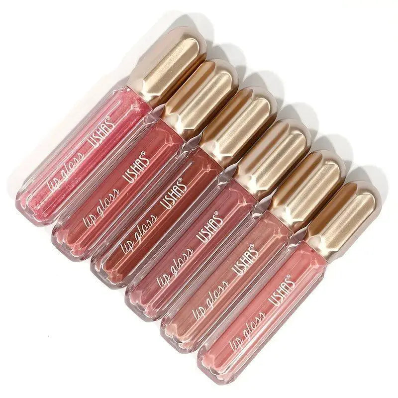 Shimmering Pearl Lip Gloss Collection Six Shades Set