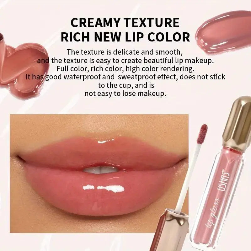 Shimmering Pearl Lip Gloss Collection Six Shades Set
