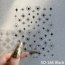 Shimmer 3D Nail Stickers For DIY Nails