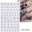 Shimmer 3D Nail Stickers For DIY Nails