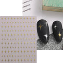 Shimmer 3D Nail Stickers For DIY Nails