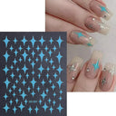 Shimmer 3D Nail Stickers For DIY Nails