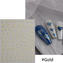 Shimmer 3D Nail Stickers For DIY Nails
