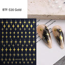 Shimmer 3D Nail Stickers For DIY Nails