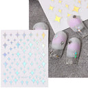 Shimmer 3D Nail Stickers For DIY Nails