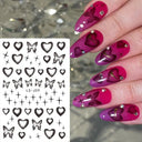 Shimmer 3D Nail Stickers For DIY Nails