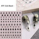 Shimmer 3D Nail Stickers For DIY Nails